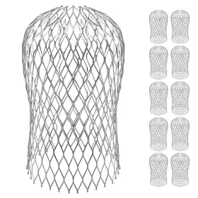 Lagg10 Laicky 10 Pack Gutter Downspout Guards 3.5 Inch Adjustable Aluminium Filter Strainer