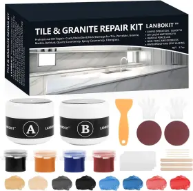 Lb0002 Lanbokit Tile And Fiberglass Tub Repair Kit Marble Granite Lb0002 Lanbokit Tile And Fiberglass Tub Repair Kit Marble Granite