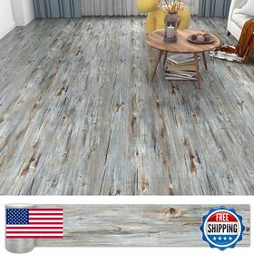 Lareko B0d2h6r969 108 Sq.ftwood Peel And Stick Floor Tiles72 Pack Grey Vinyl Flooring No