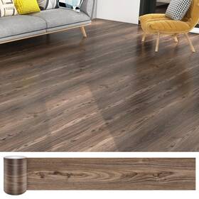 Lareko Dm5053-12 Peel And Stick Flooring Tile Waterproof -no Sticky Residue Left-removble Brow