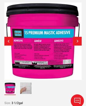 Laticrete 0015-0035-22 15 Premium Mastic Adhesive - 3.5 Gal