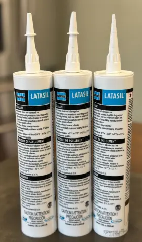 Laticrete Latasil 720912029554 Lot Of 3 Silicone Caulk Sealant Espresso - Expiration 06/2022 Laticrete Latasil 720912029554 Lot Of 3 Silicone Caulk Sealant Espresso - Expiration 06/2022