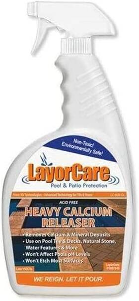 Layorcare 897127002150 Heavy Calcium Releaser - Removes Build Up On Pool Tile Stone Decks 3