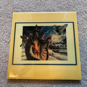 Leanin Tree Dt82094 Vintage Wall Tile Thunder God Inch Into The Light By Thierry Chatelain