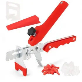 Tl001 Leorossy Tile Leveling System With Plier 300pcs 1/8 Inch Spacers Clips And 100pc Tl001 Leorossy Tile Leveling System With Plier 300pcs 1/8 Inch Spacers Clips And 100pc