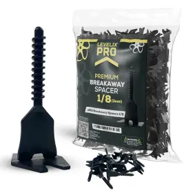 Bs-02 Levelix Pro Tile Leveling System 1/8-flooring Tools And Spacers-refill Kit- 250 Breaka