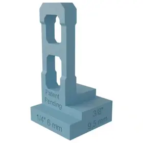 Lifeproof 445007784745 4-in-1 Flooring Expansion Spacer For Vinyl Laminate And Hardwood 30-pack