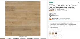Lifeproof 664646349925 Pallet Sale - Flooring Harvest Hues Oak 22mil 30 Cases