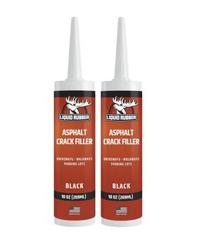 Liquid Rubber 75721 Asphalt Crack Filler - Professional-grade Self-leveling Waterpr