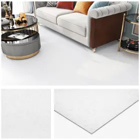 019-ss32-4 Livelynine White Peel And Stick Floor Tile Waterproof Bathroom Flooring Self Adhesive Vi