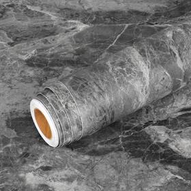 Livelynine 04a-cgy-10 15.8x394 Inch Textured Concrete Wallpaper Peel And Stick Mural Cem