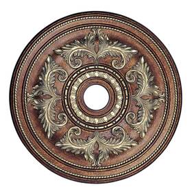 Livex 8210-64 1.5h X 30.5dia Hand Applied Palacial Bronze With Gilded Accents