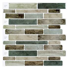 Longking Lka1273 Peel And Stick Marble Backsplash 3d Adhesive Wall Tile 10 Sheets 12x12 Kitchen