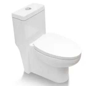Lordear 810054761044 Lodear Dual-flush Elongated One-piece Toilet With Comfort White