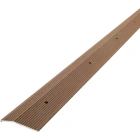43373 M-d Building Products 2 Inch X 72 Spice Aluminum Carpet Trim With Screw Nails