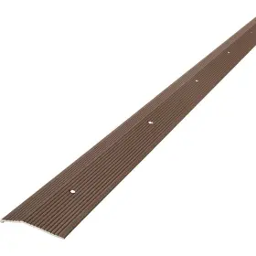 43374 M-d 2 Inch X 72 Forest Brown Aluminum Carpet Trim With Screw Nails