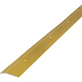 79079 M-d 1-3/8 Inch X 36 Satin Brass Aluminum Carpet Trim With Screw Nails