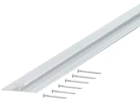 M-d Building Products 043374671674 67167 7/16 Inch X 3/4 96 Silver Moulding Divider M-d Building Products 043374671674 67167 7/16 Inch X 3/4 96 Silver Moulding Divider