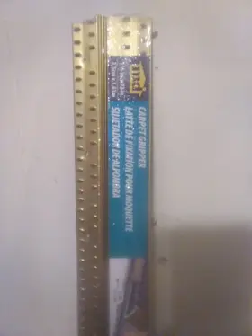 M-d Building Products 043374791372 5/8 Inch H X 72 L Gold Aluminum Carpet Gripper With Nails