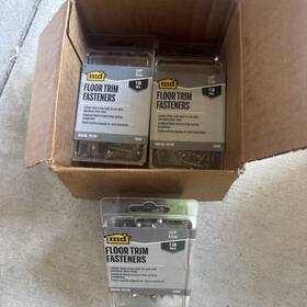 M-d Building Products 95688 M-d 1-1/4 Inch Floor Trim Fasteners 1 Lb Pack Pewter 3 Packs