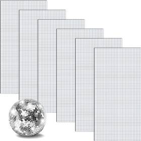 Maehsab Xy-mosaic-10800-silver 10800 Pcs Self Adhesive Mosaic Tiles 5 X Mm Square Disco Ball Mirr