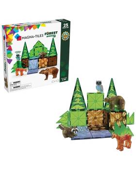Magna-tiles 11110748230001 Magna-tiles Forest Animals 25pc Set