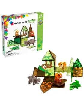 11117471500001 Magna-tiles Jungle Animals 25pc Set