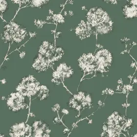Wm70020 Mainstays Sage Green Bleached Floral Peel And Stick Wallpaper 17.8 Inch W X 9ft L
