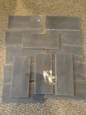 Maiolica 724764043218 1 Box 11sqft Roca Taupe Ceramic Glossy Wall Tile 4x10 38 Pieces