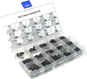 Kr10141-k1 Makerspot Raspberry Pi Nylon Standoff Kit M2.5 Screws Nuts One Size
