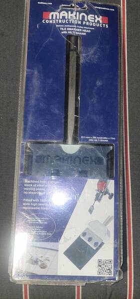 Makinex Tshc-hs-us-v2 Tile Smasher Head With Hilti Shank