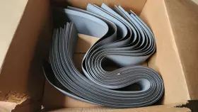 Fmac02101 Mamaster Carr Lot Of 12 4 Inch X 4ft Vinyl Wall Base Brown