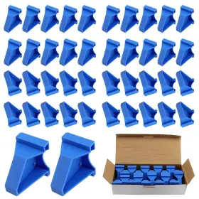 Manufacturer 744110619751 40 Pcs 1/2 Inch 1/4 Flooring Spacers Blue Waterproof Clearance Hardwood