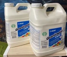 Mapei 093994318572 Lot Of 2 Granirapid Liquid Acrylic Latex Admixture Gallon Ea 4 Gallons