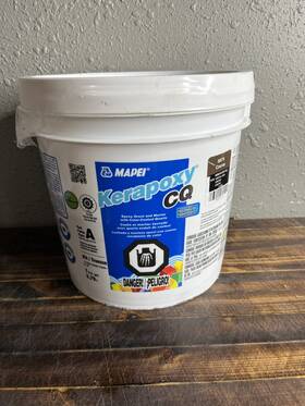 Mapei 5079 Kerapoxy Cq Cocoa #5079 Premium Epoxy Grout And Mortar 1 Gallon Full Kit