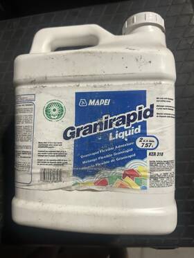 Mapei Ker-318 Granirapid Flexible Liquid Admixture Rapid Setting White 2 Gallons Ker 318