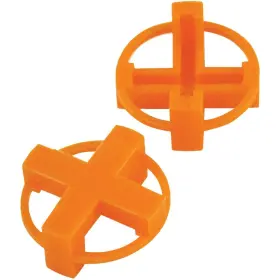 15548 Marshalltown 1/4 Inch Orange Tavy Tile Spacers 100-pack