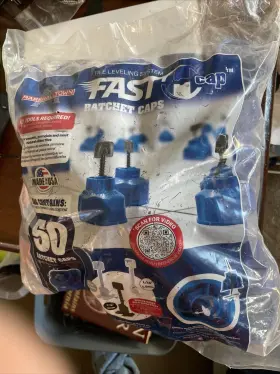 29012 Marshalltown Fast Ratchet Caps 49 Tile Leveling Fastcap-edi-25000 1/16 Inch
