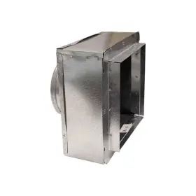 Irbfr612x8x8 Master Flow 12 Inch X 8 To Insulated Register Box With Flange R-6