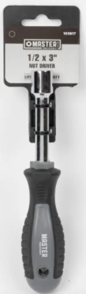 Gstv2021030106 Master Mechanic 12 Pack - Round Solid Nut Driver 1/2 X 3 Inch