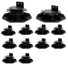 60lj033 Mcckle Adjustable Deck Support Pedestal Paver 12pack Blocks Foundation Ba