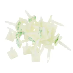 Mea240619ee001682 Meccanixity 55 Pcs Adhesive Pcb Spacer Sticky Nylon Insulated 0.56 Inch White
