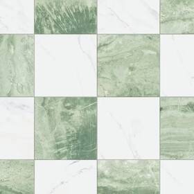 Merola Tile 445029687666 Marbilia Chess Jungle 17 Inch X Porcelain Floor And Wall 14.77 Sq. F