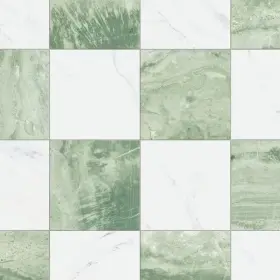 Merola Tile 445029687666 Marbilia Chess Jungle 17 Inch X Porcelain Floor And Wall 14.77 Sq. F