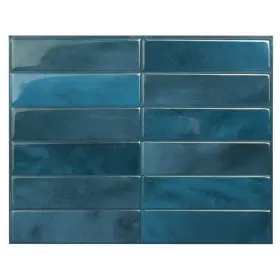 Metahoga 744675650756 Peel And Stick Backsplash - 5 Sheets Of 11.43 Inch X 9 3d Adhesive St