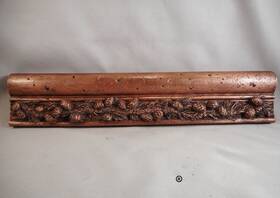 Metal Tile Arts Manufacturing Cr013 Antiqued Copper Pinecone Chair Rail
