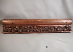 Cr013 Metal Tile Arts Manufacturing Antiqued Copper Pinecone Chair Rail