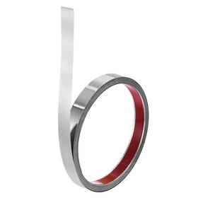 Metallixity 601968061722 16.4 Ft X 0.8 In Molding Trim Self Adhesive Wall Silver