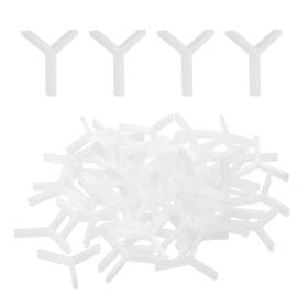 Metallixity 601968216672 600pcs Wall Floor Tile Plastic Y Type Spacers Tiling Tools 1.5mm 1/16 Inch Hexagon