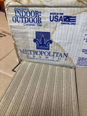Metropolitan Ceramic Quarry Mt16 Ceramics Usa Mt107 6x6 Tile Ribbed Anti-slip Full Box 28